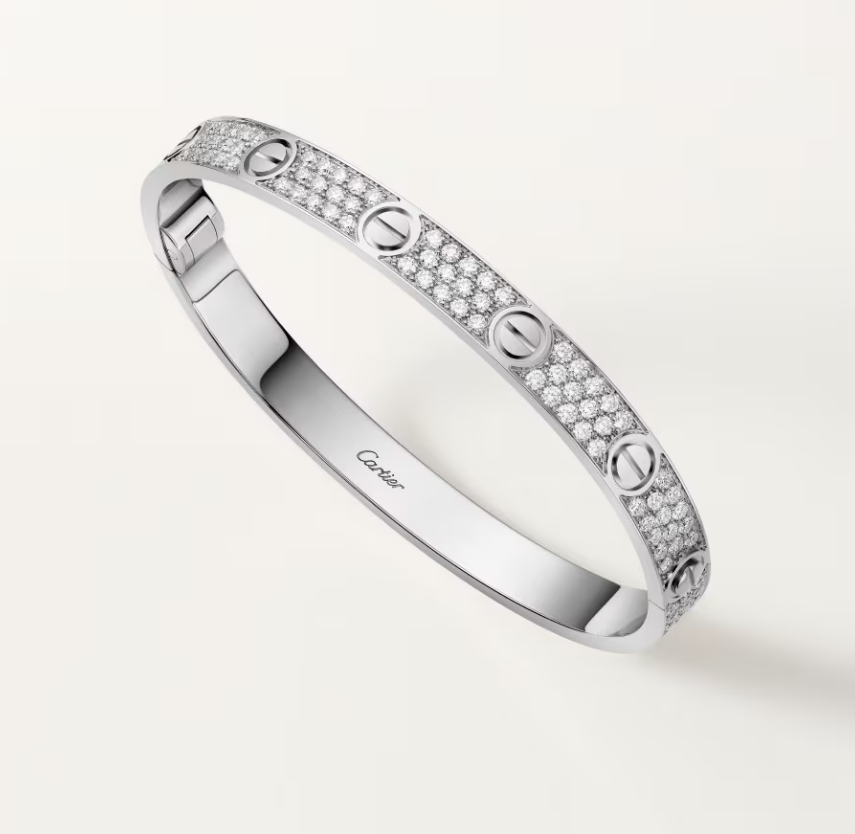 [OrnoraJewelry]NEW-LOVE-6.1MM-Width Diamond-Studded Bracelet