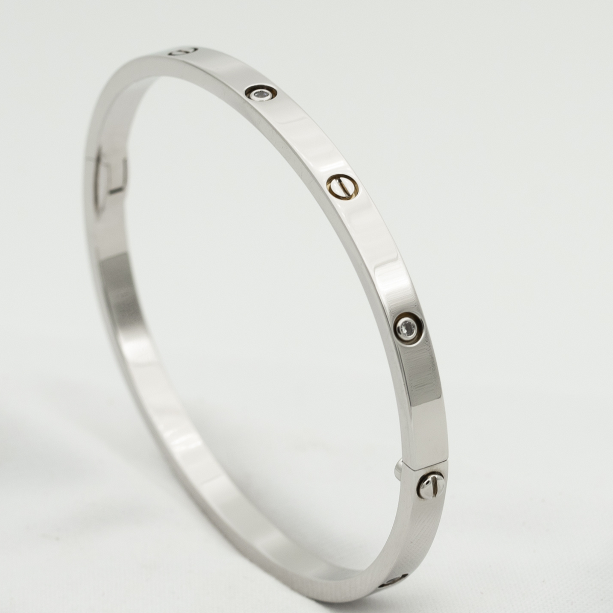 [OrnoraJewelry]LOVE BRACELET 3.65MM 6 DIAMONDS