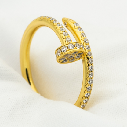 [OrnoraJewelry]JUSTE RING 1.8MM GOLD DIAMONDS