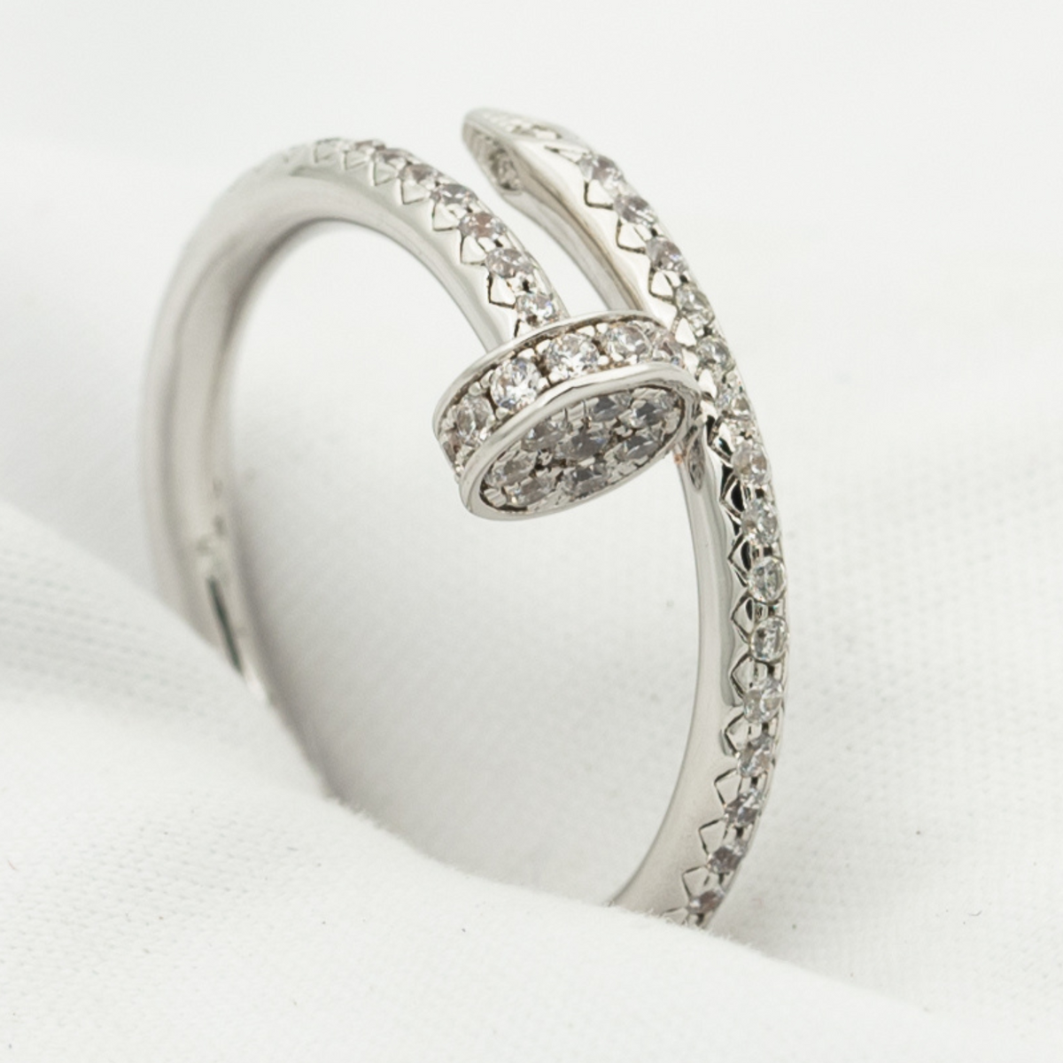 [OrnoraJewelry]JUSTE RING 1.8MM SILVER DIAMONDS