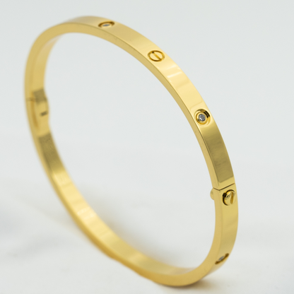 [OrnoraJewelry]LOVE BRACELET 3.65MM 6 DIAMONDS