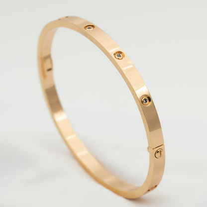 [OrnoraJewelry]LOVE BRACELET 3.65MM 10 DIAMONDS