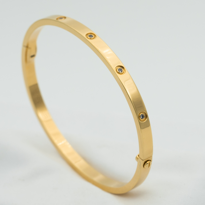 [OrnoraJewelry]LOVE BRACELET 3.65MM 10 DIAMONDS