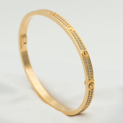 [OrnoraJewelry]LOVE BRACELET 3.65MM DIAMOND-PAVED