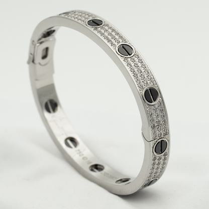 [OrnoraJewelry]LOVE BRACELET 6.1MM DIAMOND-PAVED CERAMIC
