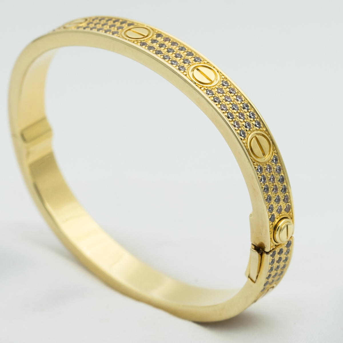 [OrnoraJewelry]LOVE BRACELET 6.1MM DIAMOND-PAVED