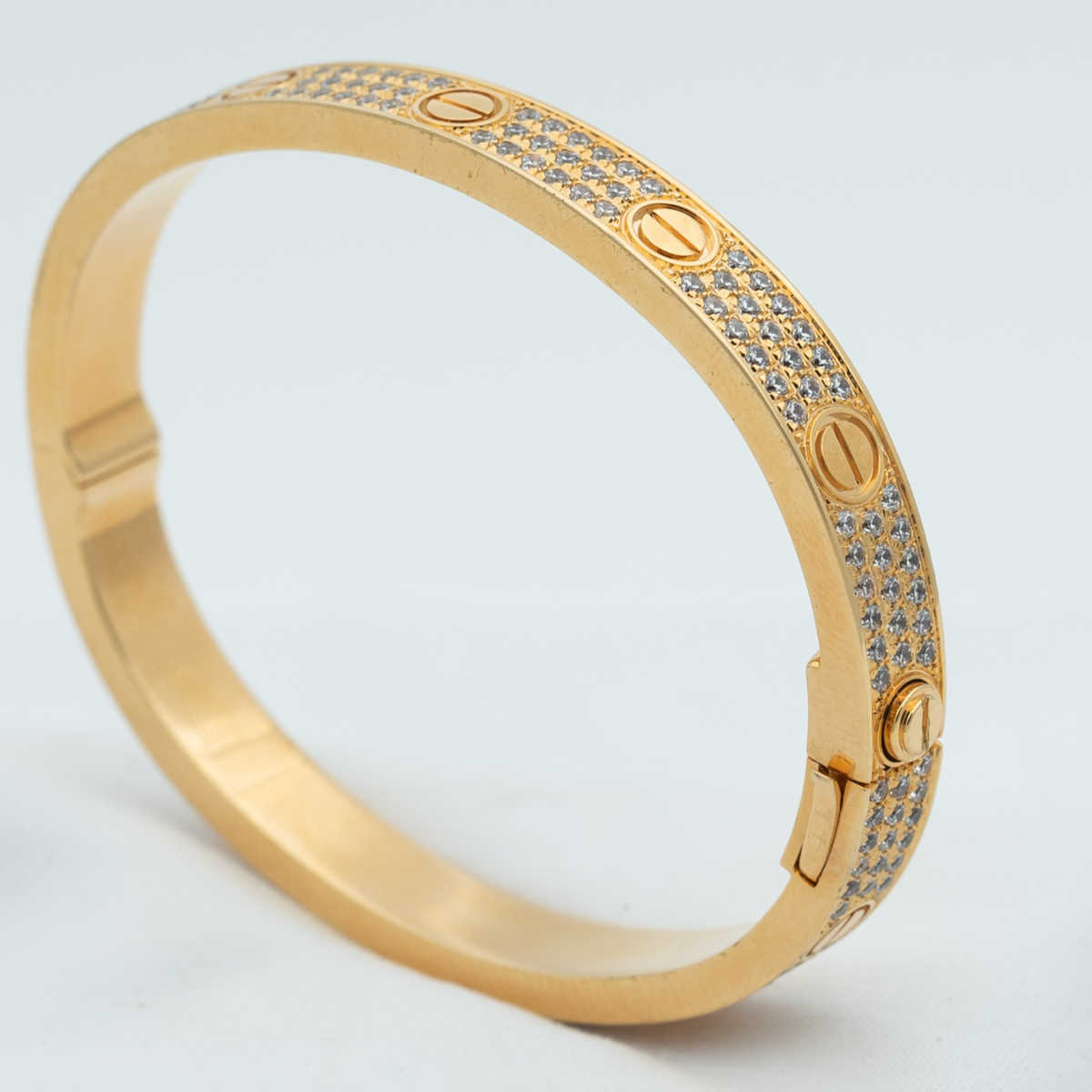 [OrnoraJewelry]LOVE BRACELET 6.1MM DIAMOND-PAVED