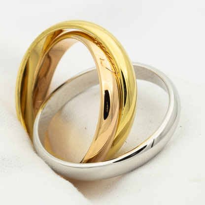 [OrnoraJewelry Jewelry]TRINITY RING GOLD PINK GOLD SILVER