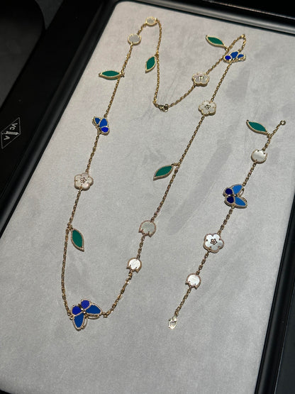 [OrnoraJewelry] 26 NEW CLOVER 15 MOTIFS LUCKY NECKLACE