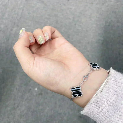 [OrnoraJewelry] CLOVER 5 MOTIF PULSAR STONE BRACELET COLLECTION