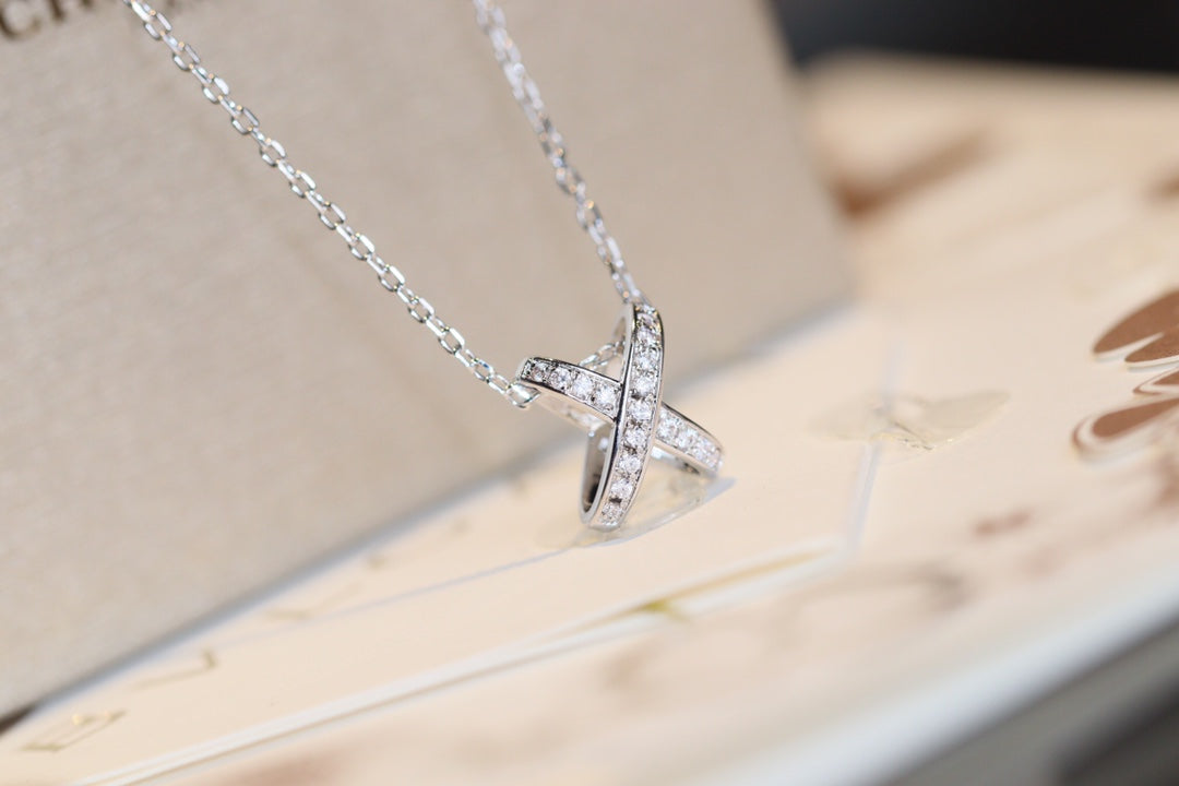 [OrnoraJewelry]JEUX DE DIAMOND NECKLACE
