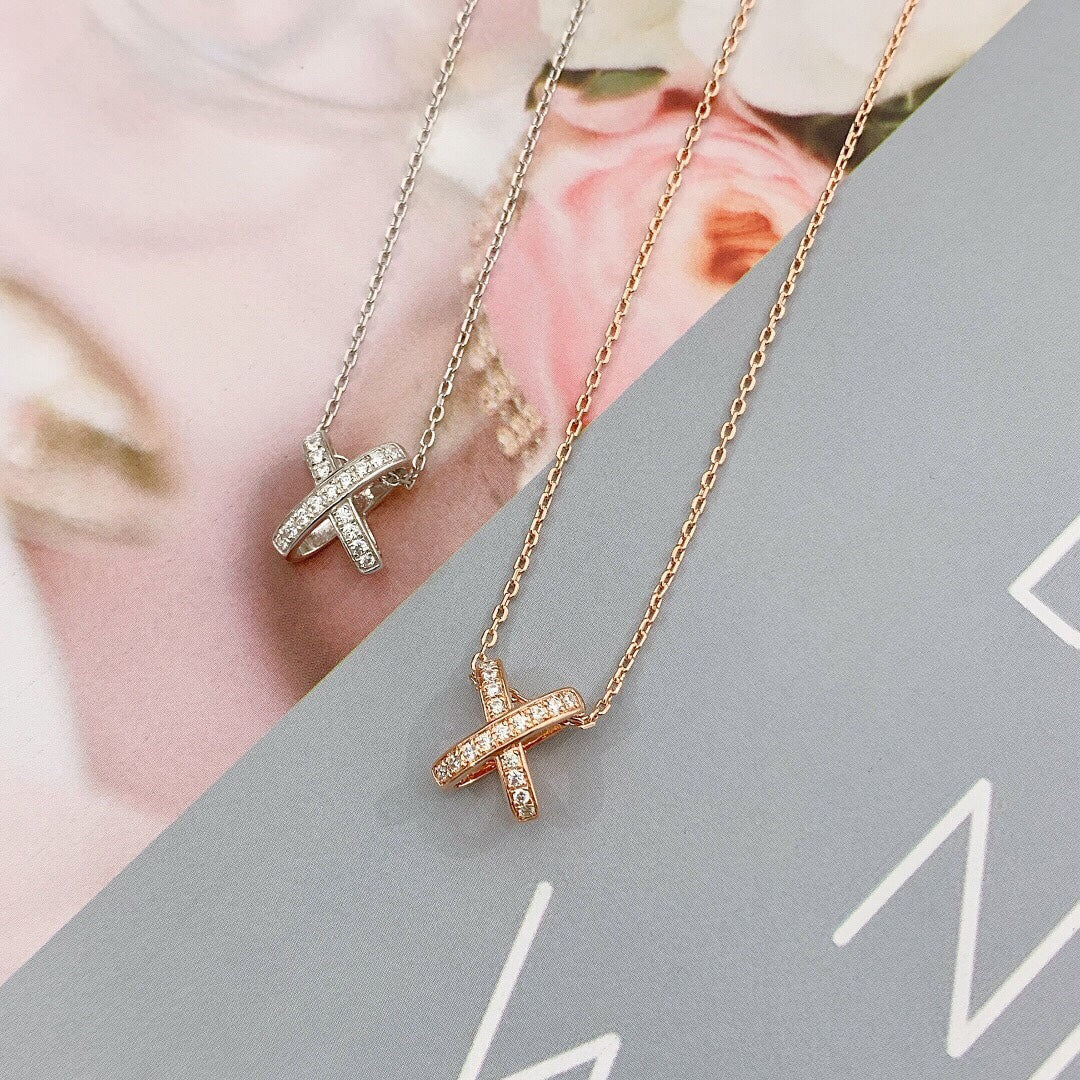 [OrnoraJewelry]JEUX DE DIAMOND NECKLACE