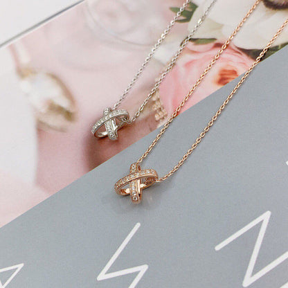 [OrnoraJewelry]JEUX DE DIAMOND NECKLACE