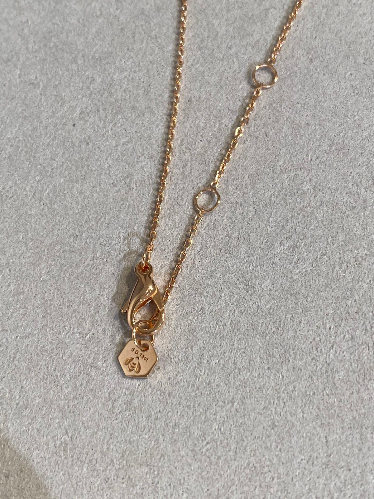 [OrnoraJewelry]BEE LOVE DIAMOND NECKLACE