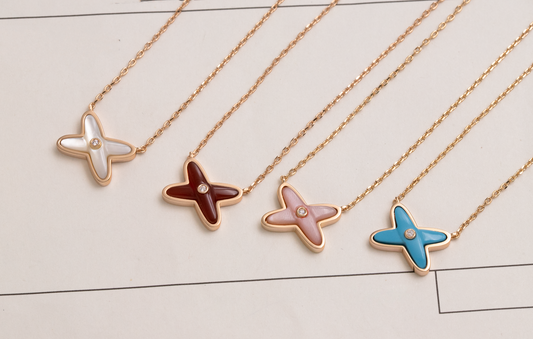 [OrnoraJewelry]JEUX DE NECKLACE 1 DIAMOND