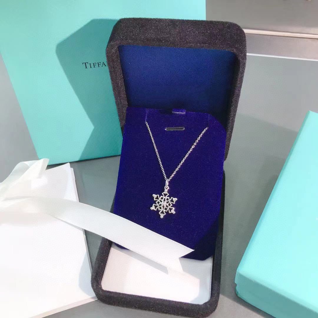 [Ornora Jewelry]STERLING SILVER SNOWFLAKE PENDANT NECKLACE
