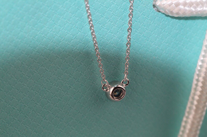 [Ornora Jewelry]ELSA PERETTI SERIES SINGLE DIAMOND SIMPLE NECKLACE