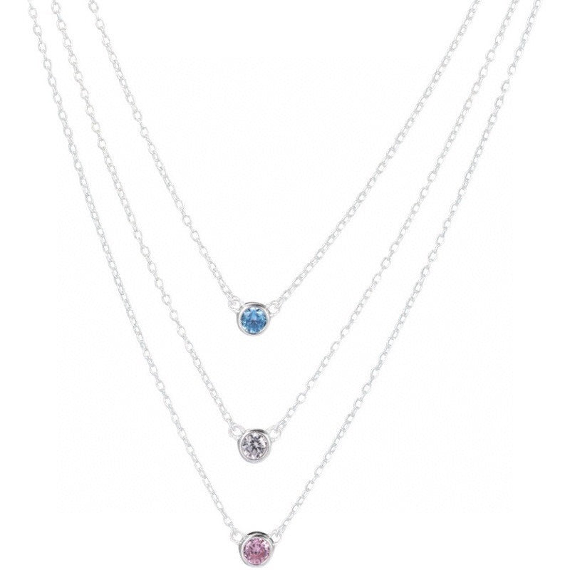 [Ornora Jewelry]ELSA PERETTI SERIES SINGLE DIAMOND SIMPLE NECKLACE