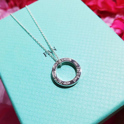 [Ornora Jewelry]SINGLE RING NECKLACE CHAIN LENGTH