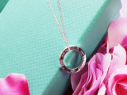 [Ornora Jewelry]SINGLE RING NECKLACE CHAIN LENGTH