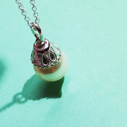 [Ornora Jewelry]PEARL PENDANT GATSBY ZIEGFELD PEARL SILVER NECKLACE