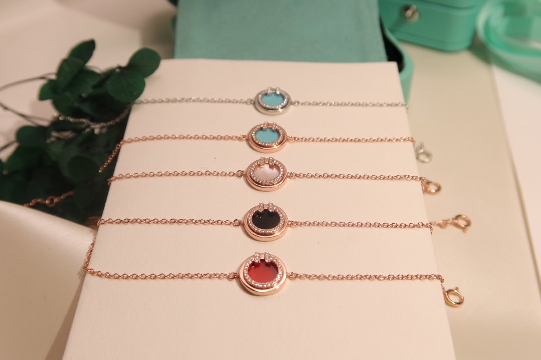 [Ornora Jewelry]DIAMOND CIRCLE PINK GOLD BRACELET