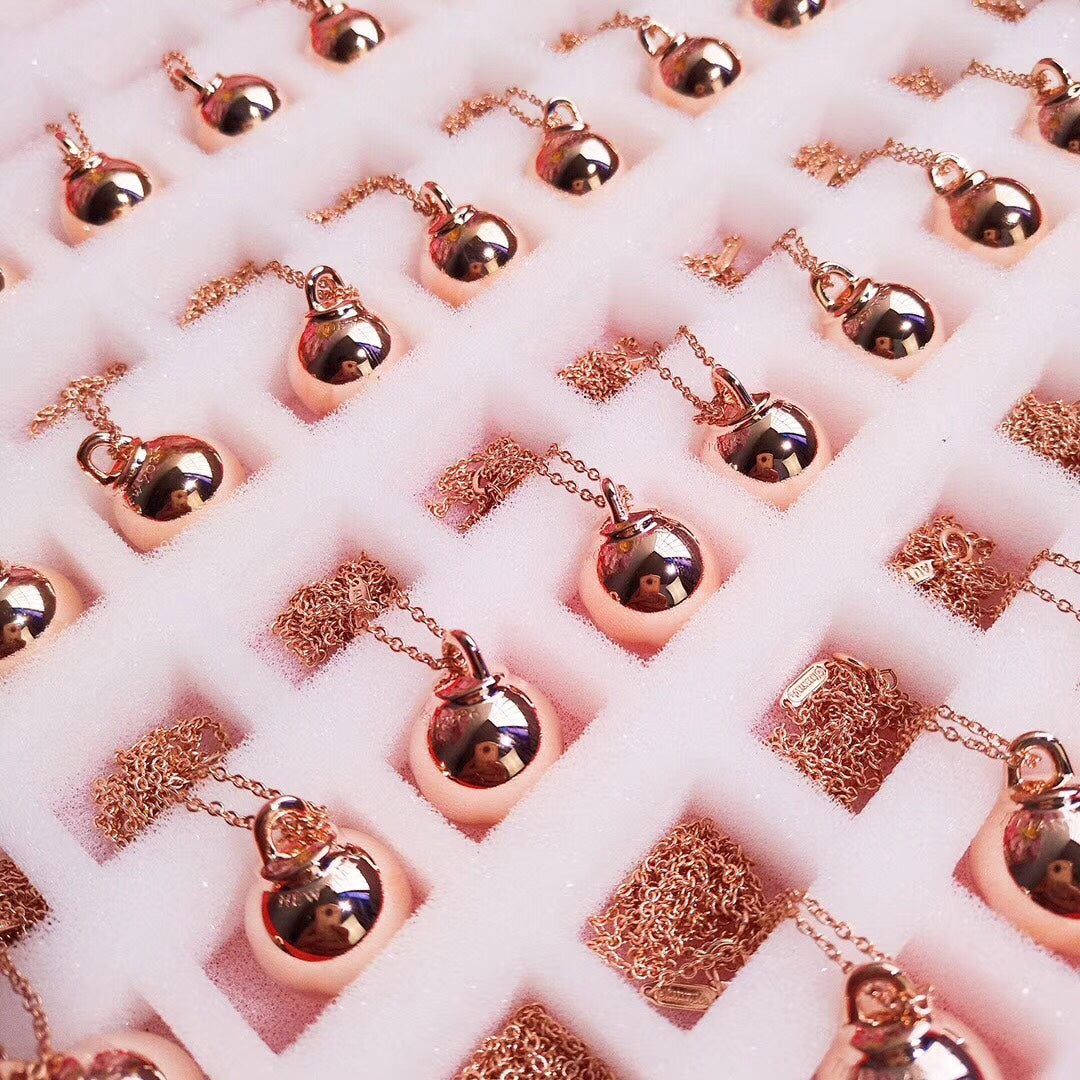 [Ornora Jewelry]HARDWEAR PENDENTIF BALL ROSE NECKLACE