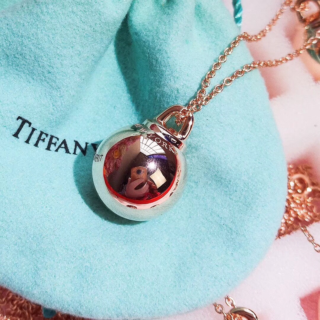 [Ornora Jewelry]HARDWEAR PENDENTIF BALL ROSE NECKLACE