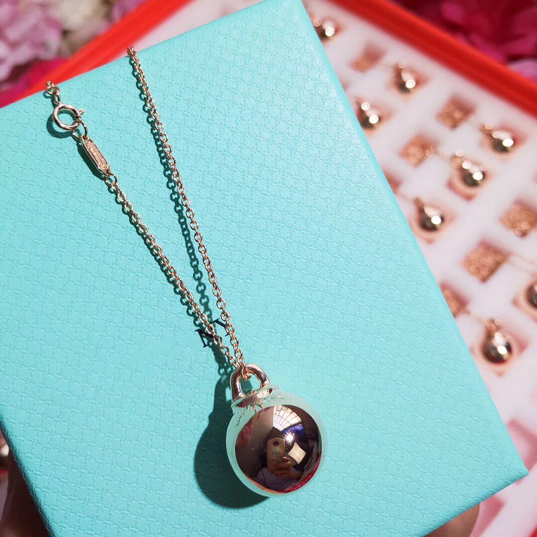 [Ornora Jewelry]HARDWEAR PENDENTIF BALL ROSE NECKLACE
