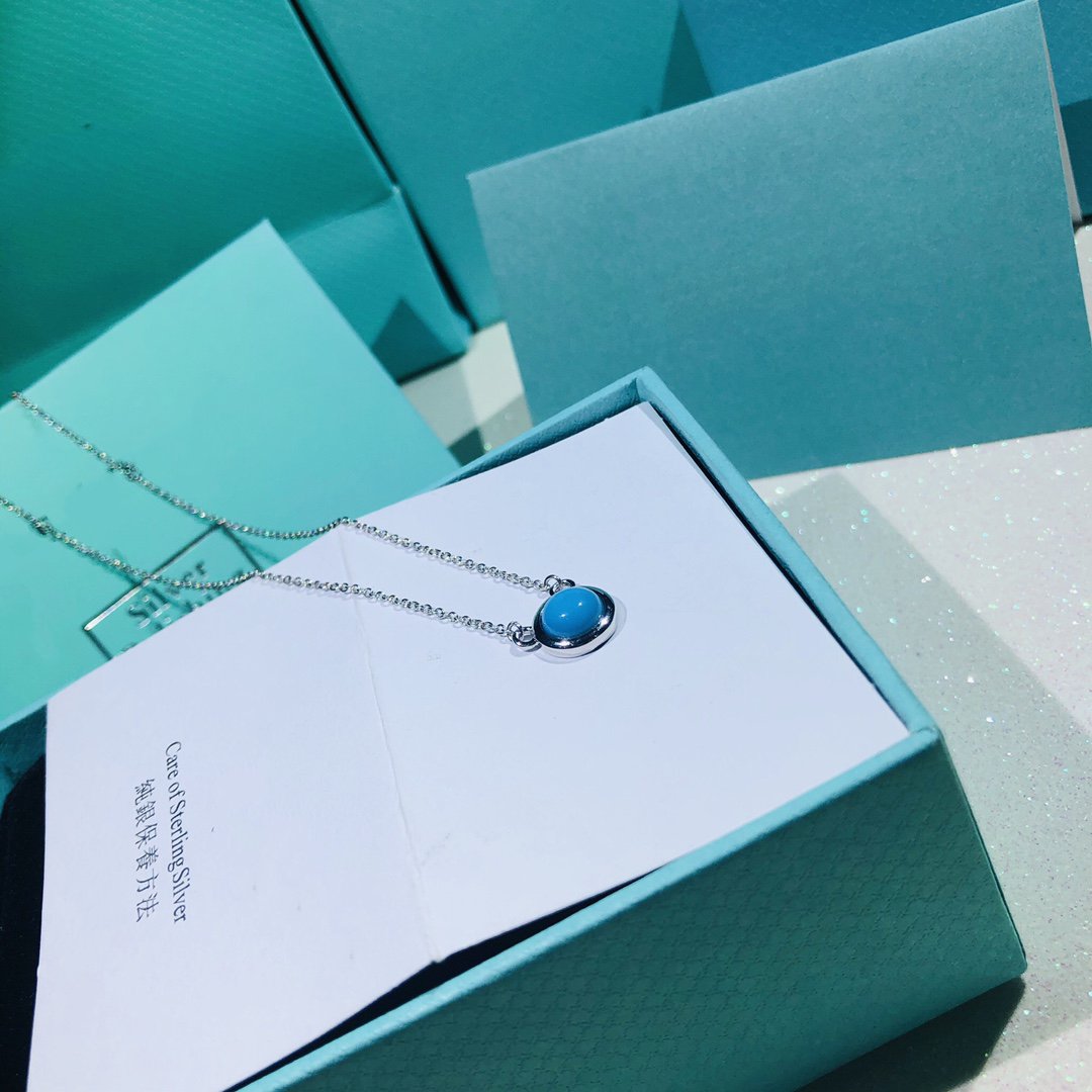 [Ornora Jewelry]YARD TURQUOISE NECKLACE SILVER