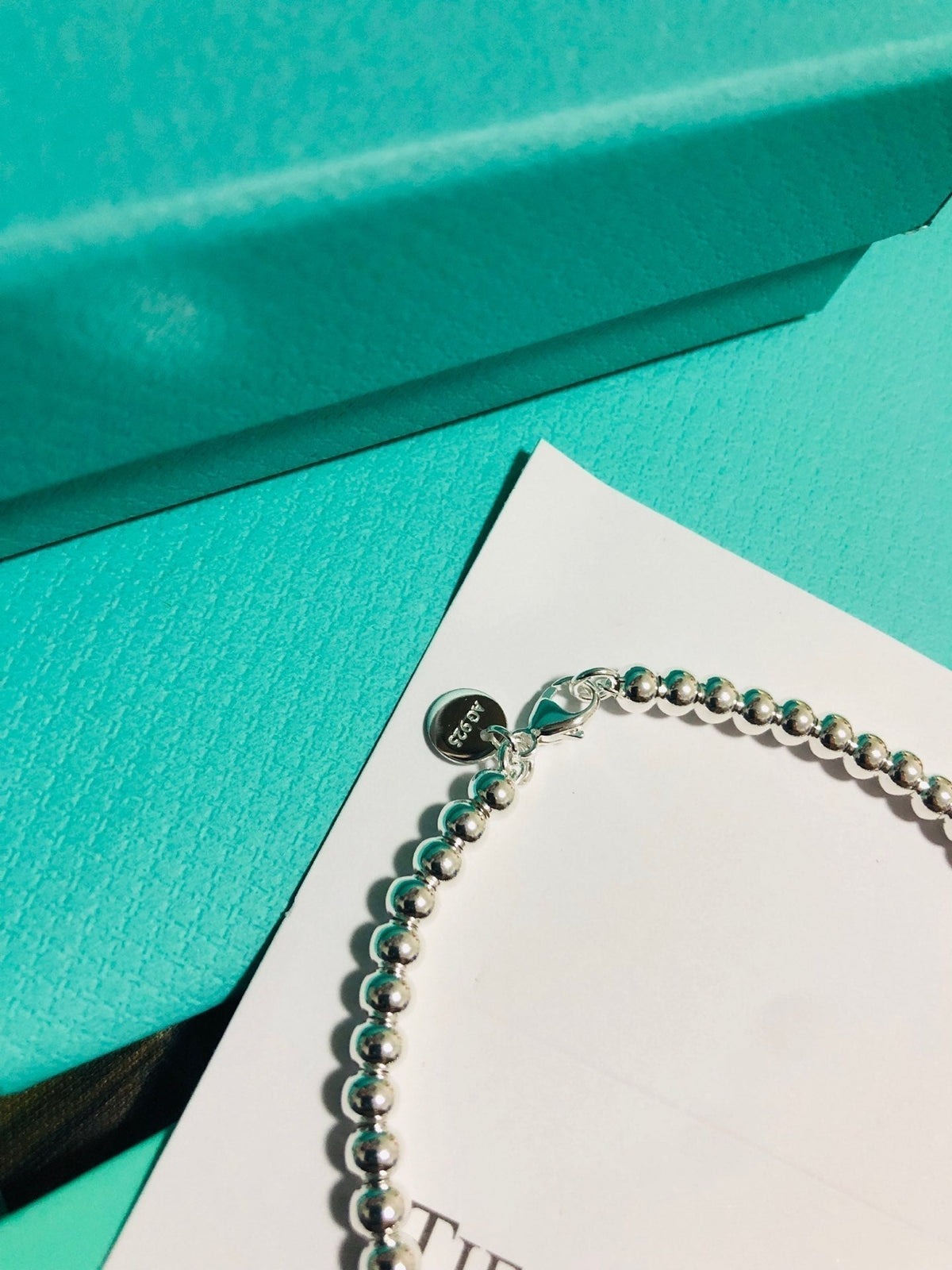 [Ornora Jewelry]LOVE TIFFANY RED HEART TAG BEAD BRACELET