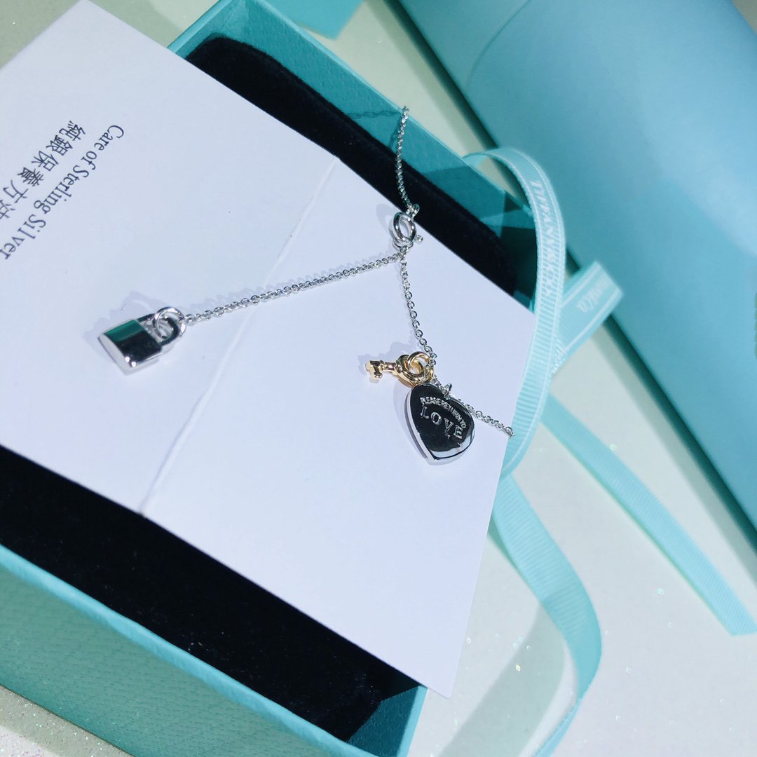 [Ornora Jewelry]LOVE HEART TAG KEY NECKLACE