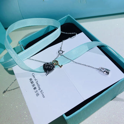 [Ornora Jewelry]LOVE HEART TAG KEY NECKLACE