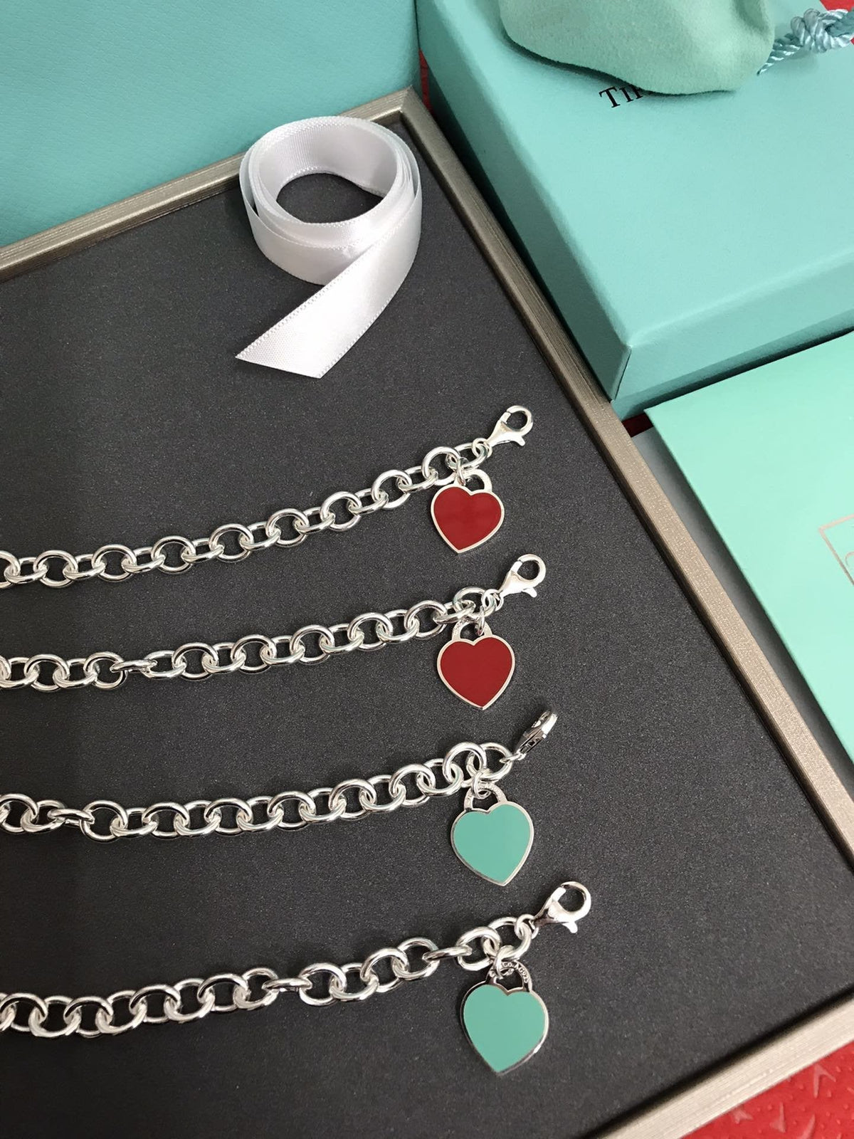 [Ornora Jewelry]HEART TAG BRACELET SILVER MEDIUM