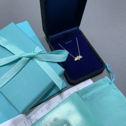 [Ornora Jewelry]PAPER FLOWERS YELLOW DIAMOND FIREFLY PENDANT