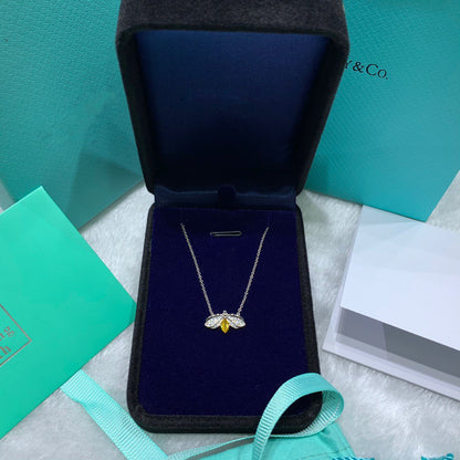 [Ornora Jewelry]PAPER FLOWERS YELLOW DIAMOND FIREFLY PENDANT