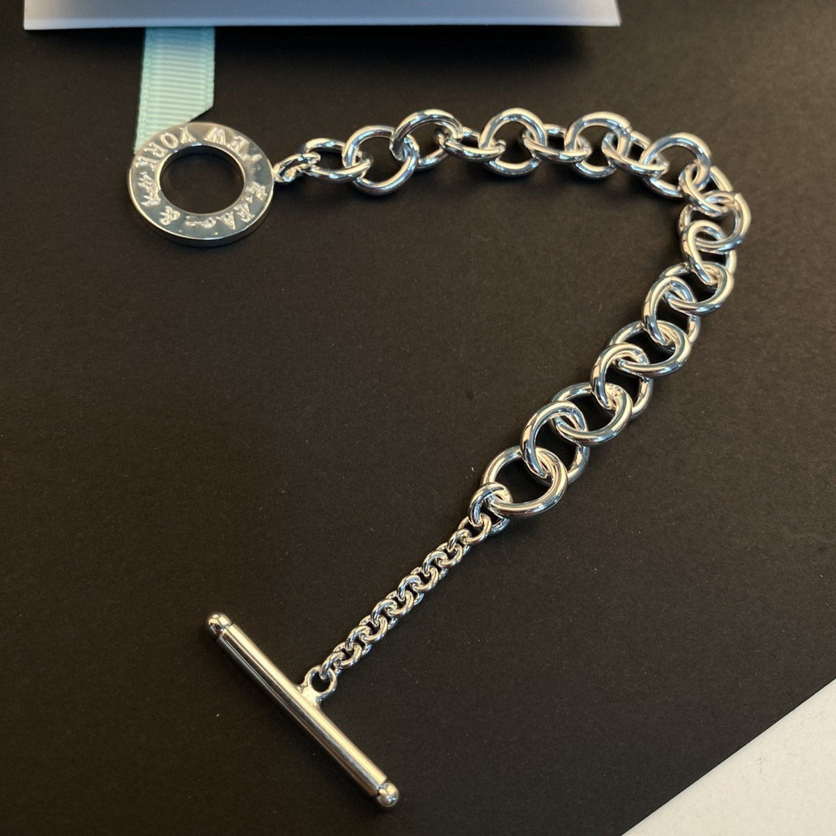 [Ornora Jewelry]TOGGLE TAG BRACELET SILVER
