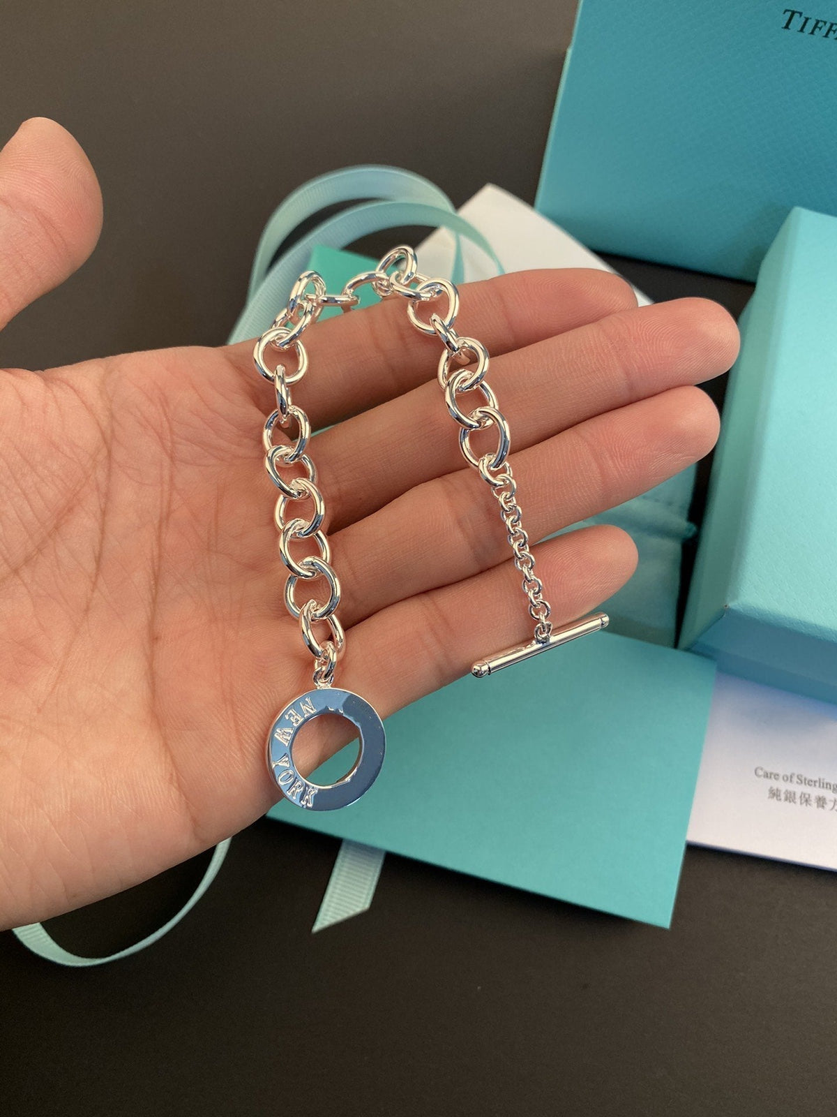[Ornora Jewelry]TOGGLE TAG BRACELET SILVER
