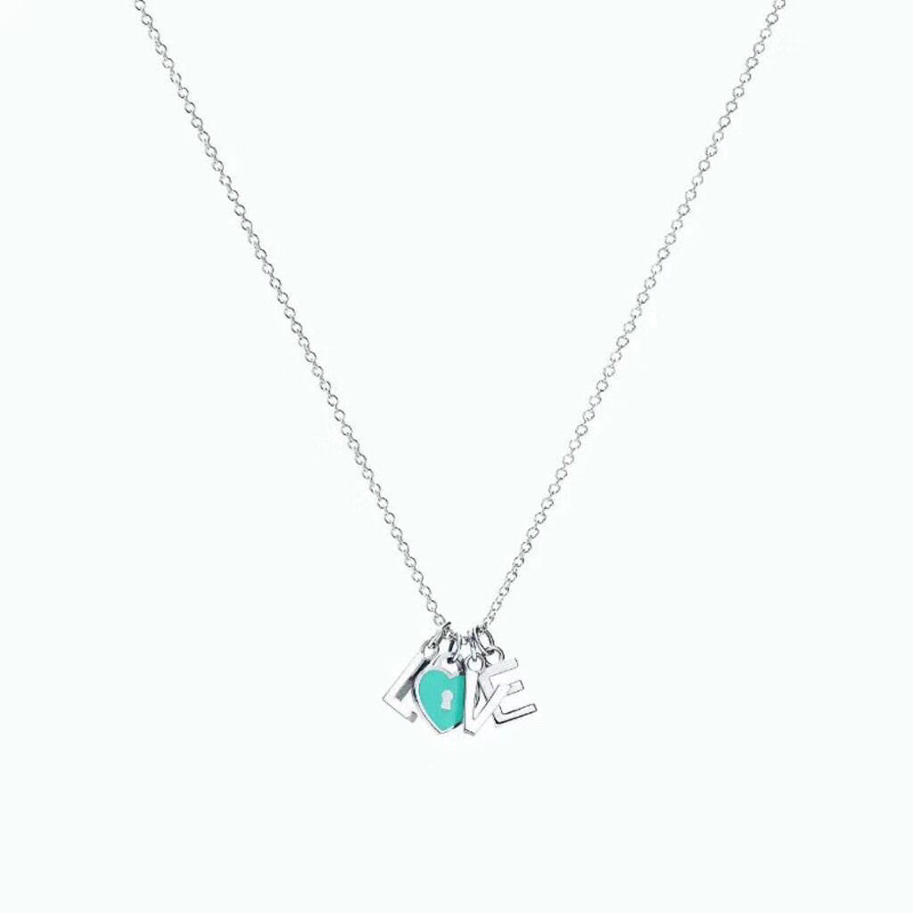 [Ornora Jewelry]COLLAR LOVE PLATA NECKLACE