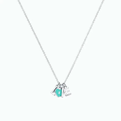[Ornora Jewelry]COLLAR LOVE PLATA NECKLACE
