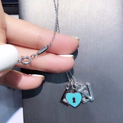 [Ornora Jewelry]COLLAR LOVE PLATA NECKLACE