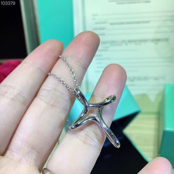 [Ornora Jewelry]CROSS NECKLACE STERLING SILVER MATERIAL