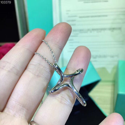 [Ornora Jewelry]CROSS NECKLACE STERLING SILVER MATERIAL