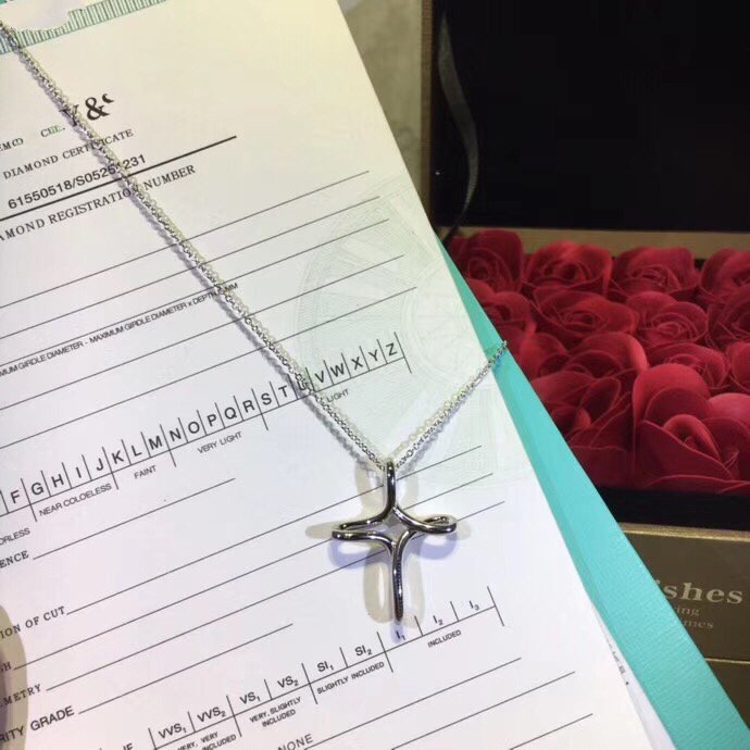 [Ornora Jewelry]CROSS NECKLACE STERLING SILVER MATERIAL