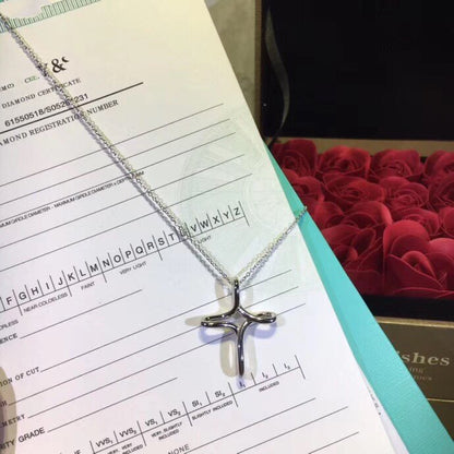 [Ornora Jewelry]CROSS NECKLACE STERLING SILVER MATERIAL