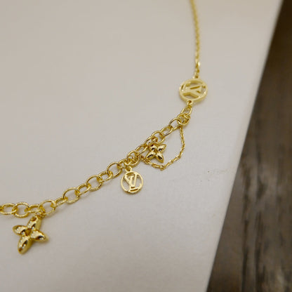 [OrnoraJewelry]BLOOMING SUPPLE NECKLACE BRASS