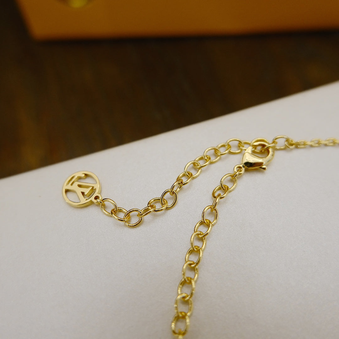 [OrnoraJewelry]BLOOMING SUPPLE NECKLACE BRASS