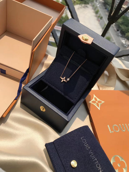 [OrnoraJewelry]BLOSSOM PENDANT PINK GOLD AND DIAMOND