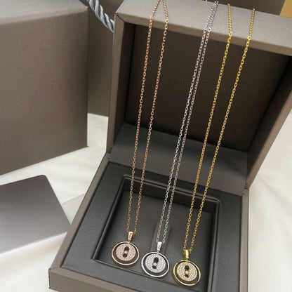 [OrnoraJewelry]LUCKY MOVER PM PAVED NECKLACE