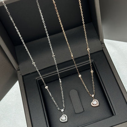 [OrnoraJewelry]JOY HEART DIAMOND NECKLACE